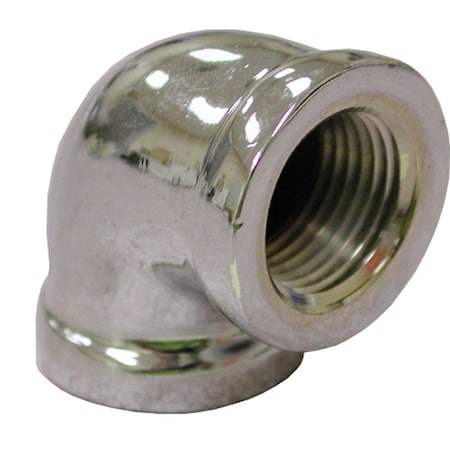 Jones Stephens 3/8in. Chrome Plated Bronze 90Deg. Elbow B50001LF